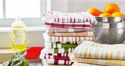 Как отбелить кухонные полотенца: простые и эффективные способы
