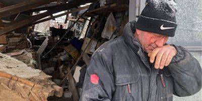 Под завалами погибла сестра. 63-летний мужчина чудом выжил во время атаки РФ на Змиев — его дом полностью разрушен