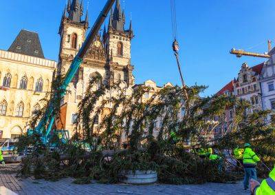 Со Староместской площади Праги убрали рождественскую елку: видео - vinegret.cz - Чехия - Прага