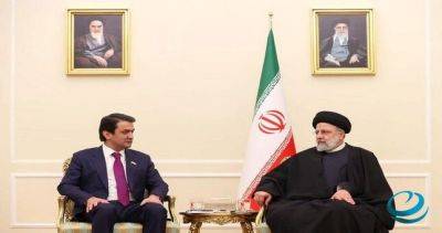 Рустам Эмомаль - Ибрахим Раиси - Спикер парламента Таджикистана встретился с президентом Ирана в Тегеране - dialog.tj - Душанбе - Иран - Таджикистан - Афганистан - Палестина - Тегеран