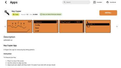 Key Copier — утилита для копирования замковых ключей с помощью Flipper Zero