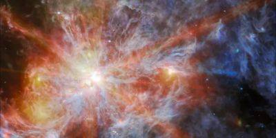 Телескоп Джеймса Уэбба сделал фантастически красивое фото «фабрики звезд»