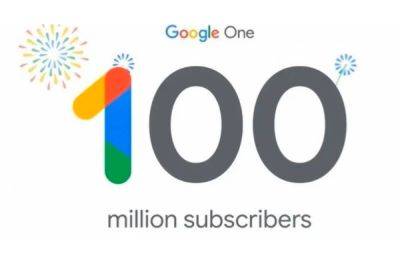 Облачным сервисом Google One пользуется более 100 млн платных подписчиков