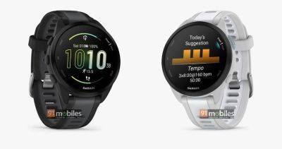 Вот как будут выглядеть Garmin Forerunner 165: спортивные умные часы с AMOLED-экраном, автономностью до 11 дней и ценой 279 евро