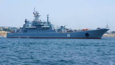 Украинская разведка с помощью морского дрона потопила большой российский десантный корабль «Цезарь Куников»