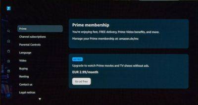 Amazon Prime Video отказывается от поддержки Dolby Vision и Atmos в тарифах без дополнительной подписки