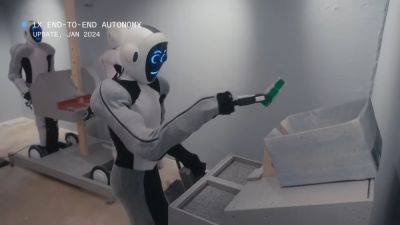Норвежский стартап 1X показал роботов-гуманоидов Eve, которые были разработаны при поддержке OpenAI