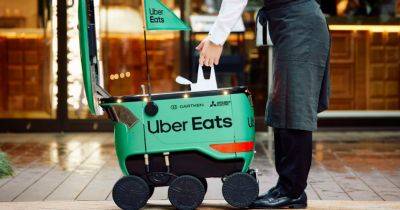 Курьеры не нужны: Uber Eats запустил доставку роботами в Японии