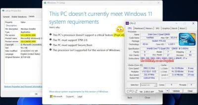 Microsoft подтвердила в требованиях к процессору в Windows 11 24H2 поддержку инструкции PopCnt, которой нет в старых CPU
