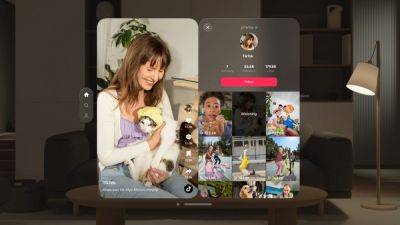 TikTok выпустила приложение для Apple Vision Pro