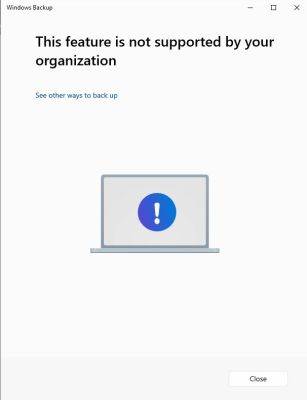 denis19 - Microsoft скрыла из установленных приложений в Windows 10/11 программу Windows Backup на корпоративных системах - habr.com - Microsoft