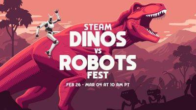 Кто кого? В Steam стартовал фестиваль игр Dinos vs. Robots