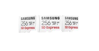 Samsung анонсировала карту памяти SD Express microSD емкостью 256 ГБ со скоростью чтения 800 МБ/с