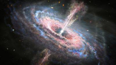 Ранние галактики росли параллельно со своими центральными чёрными дырами