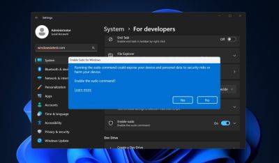 denis19 - Windows 11 получит встроенную команду sudo - habr.com - Microsoft