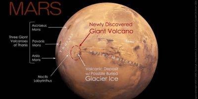 «Притаившийся у всех на виду» гигантский вулкан нашли на Марсе