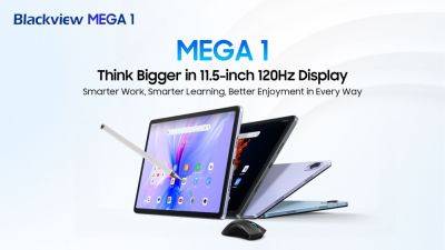Blackview MEGA 1 оснащен 11.5-дюймовым дисплеем с частотой 120 Гц и камерой Samsung на 50 Мп.