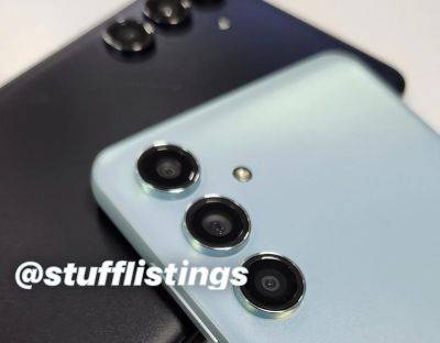 Samsung Galaxy M55 5G в двух цветах и с тройной камерой появился на фотографии