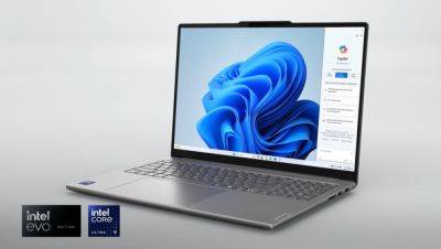 Lenovo выпускает ноутбук Yoga Pro 9 с процессором Intel Core Ultra 9 и RTX 4070