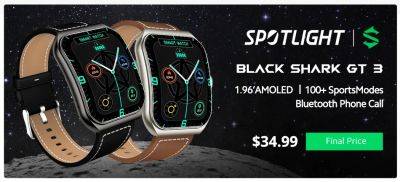Умные часы Black Shark GT3 поступят в продажу за 34 доллара