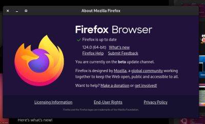 Вышел Firefox 124