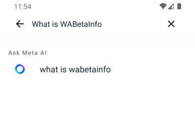 WhatsApp работает над размещением чат-бота с ИИ от Meta* прямо в строке поиска мессенджера