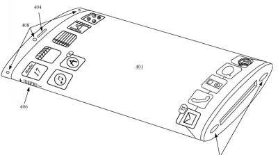 Apple запатентовала iPhone с закруглённым дисплеем