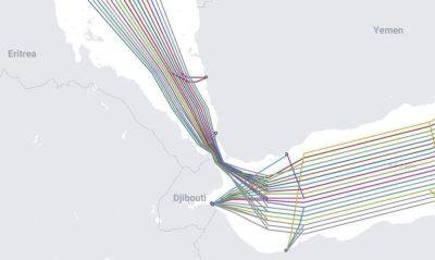 СМИ: в Красном море повреждены от одного до четырёх подводных телекоммуникационных кабелей между Европой и Азией