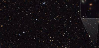 Ранние черные дыры и гигантские звезды: James Webb раскрыл секреты одной из первых галактик во Вселенной