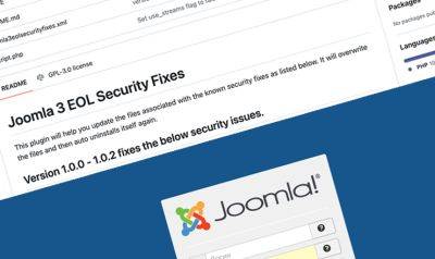 Joomla 3 EOL — патчи безопасности после выхода Joomla 5.0.3 и 4.4.3