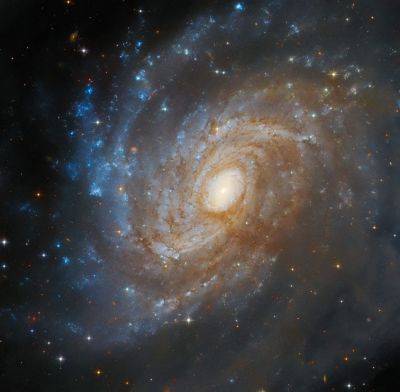 Космическая змея попыталась спрятать галактику от телескопа Hubble