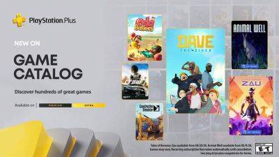 Апрельская подборка PlayStation Plus Extra и Premium уже доступна: в нее вошли Dave the Diver, The Crew 2, Miasma Chronicles и ряд других игр