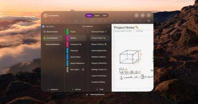 Оптимизированная производительность: OneNote теперь работает на гарнитуре Apple Vision Pro