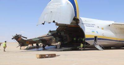 Украинский Ан-124 "Руслан" транспортировал в Ирак испанские вертолеты в Ираке