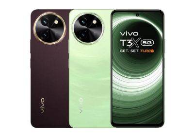 vivo T3x 5G: дисплей на 120 Гц, чип Snapdragon 6 Gen 1, защита IP67, батарея на 6000 мАч и цена от $160 - gagadget.com - Индия
