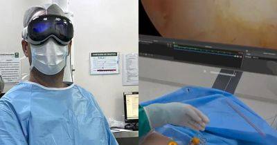 Apple Vision Pro помогает врачам в Бразилии: Инновационная гарнитура используется во время артроскопии плеча