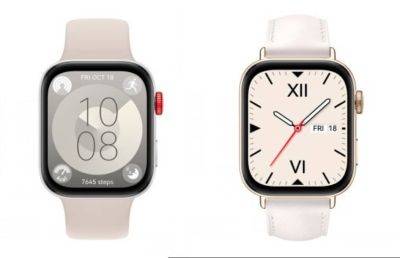 Huawei Watch Fit 3 копируют дизайн Apple Watch