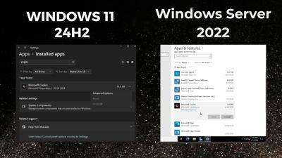 Microsoft заявила о случайном добавлении Copilot в Windows Server 2022