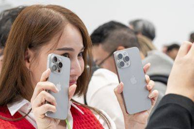 За первый квартал 2024 года продажи iPhone в Китае упали почти на 20%