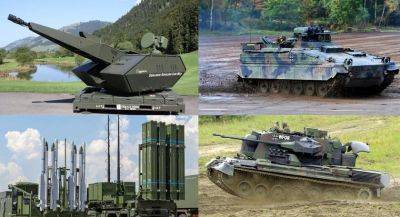 Германия передала Украине ЗРК Skynex, БМП Marder 1A3, боеприпасы для Gepard, ракеты IRIS-T SL и другое вооружение