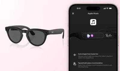 maybeelf - Очки Ray-Ban Meta* получили интеграцию Apple Music с голосовым управлением - habr.com - Россия