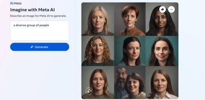 Meta AI испытывает трудности с генерацией изображений людей разных рас