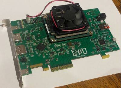 Инженер представил прототип видеоадаптера FuryGpu на базе ПЛИС Xilinx Zynq UltraScale+