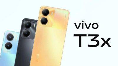 Vivo готовит к запуску новый смартфон T3x с мощным аккумулятором и процессором Snapdragon