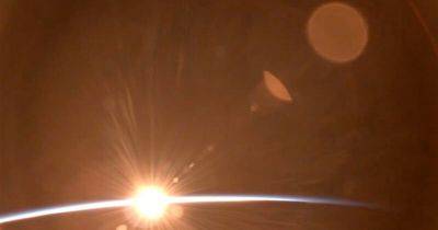 Ракета Falcon 9 встретила орбитальный рассвет: видео
