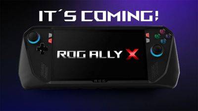 Asus анонсировала выход обновлённой версии портативной игровой консоли ROG Ally X