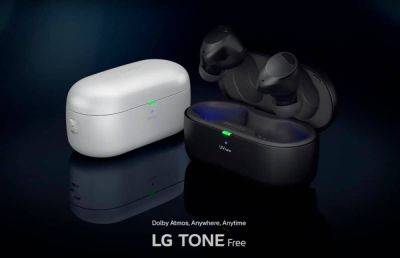Представлены беспроводные наушники LG Tone Free T90S