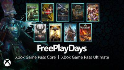 В рамках Free Play Days подписчикам Xbox Game Pass Core и Ultimate доступны девять игр популярной серии Warhammer
