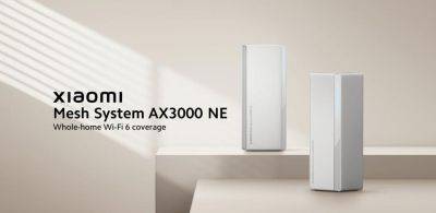 Xiaomi представила на глобальном рынке Mesh-систему AX3000 NE с поддержкой WiFi 6