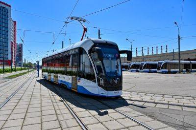 В России появился первый беспилотный трамвай